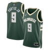 Dres Milwaukee Bucks Bobby Portis JR 9 Nike 2022-23 Icon Edition Zelena Swingman